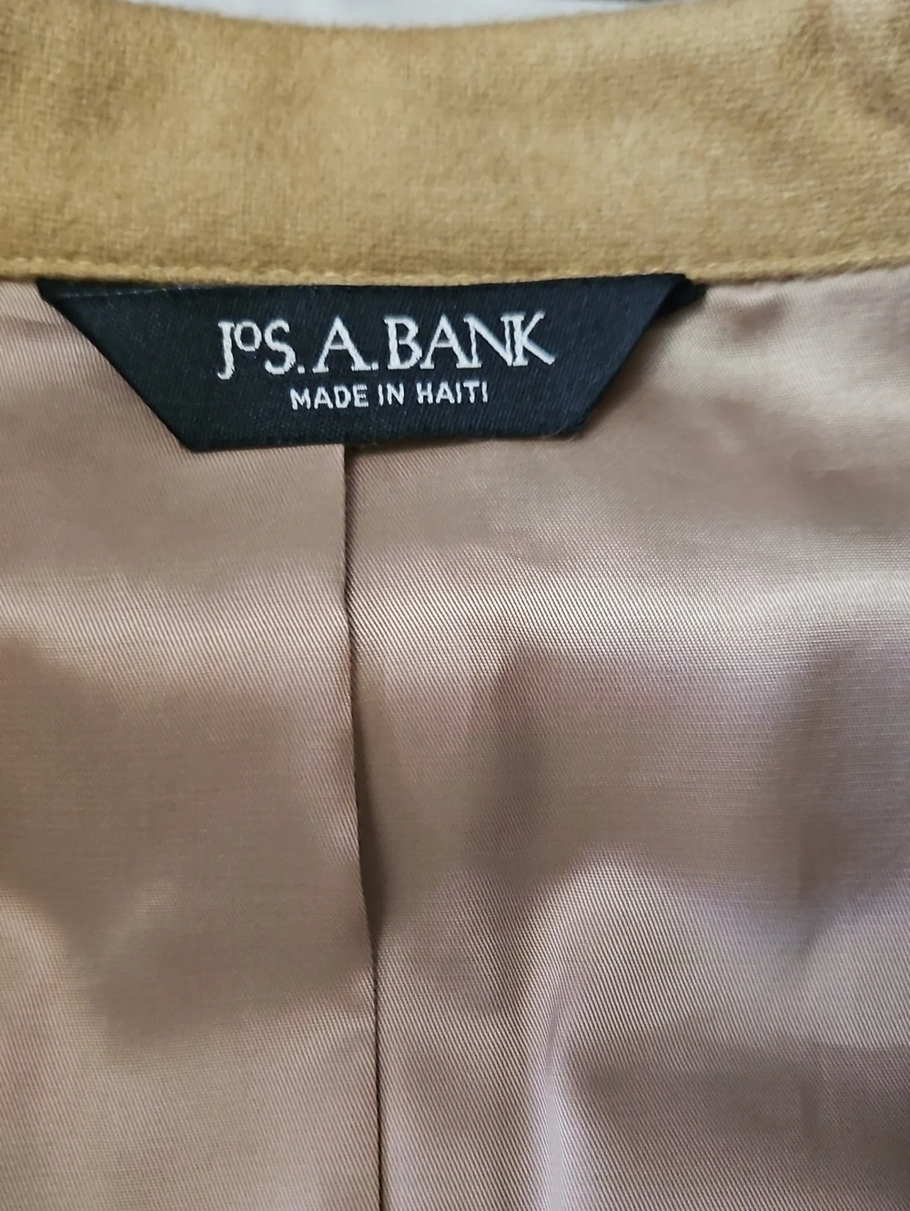 Jos. A. Bank Camel Tan Cashmere Single-Breasted Sport Coat 42L